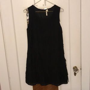 Black Fringe Dress